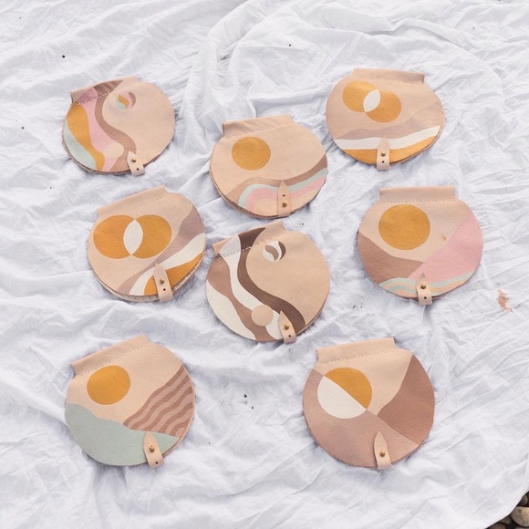 Luna Goods + Lennon Birdie Collaboration leather purse - Picture 2 of 7